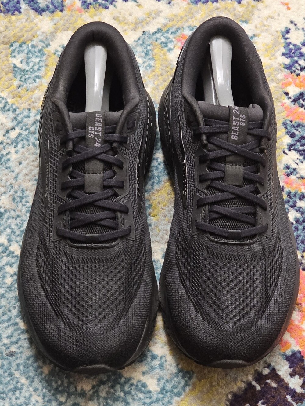 Brooks Beast GTS 24 Running Shoes Mens Size 11.5 Extra Wide 4E Black 1104254E020